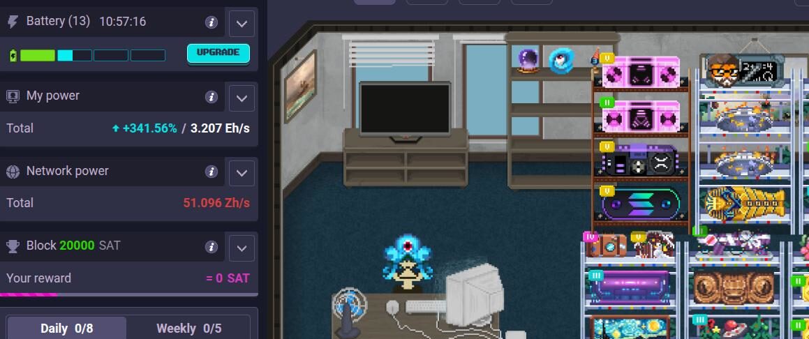 rollercoin beginners guide - interface of game