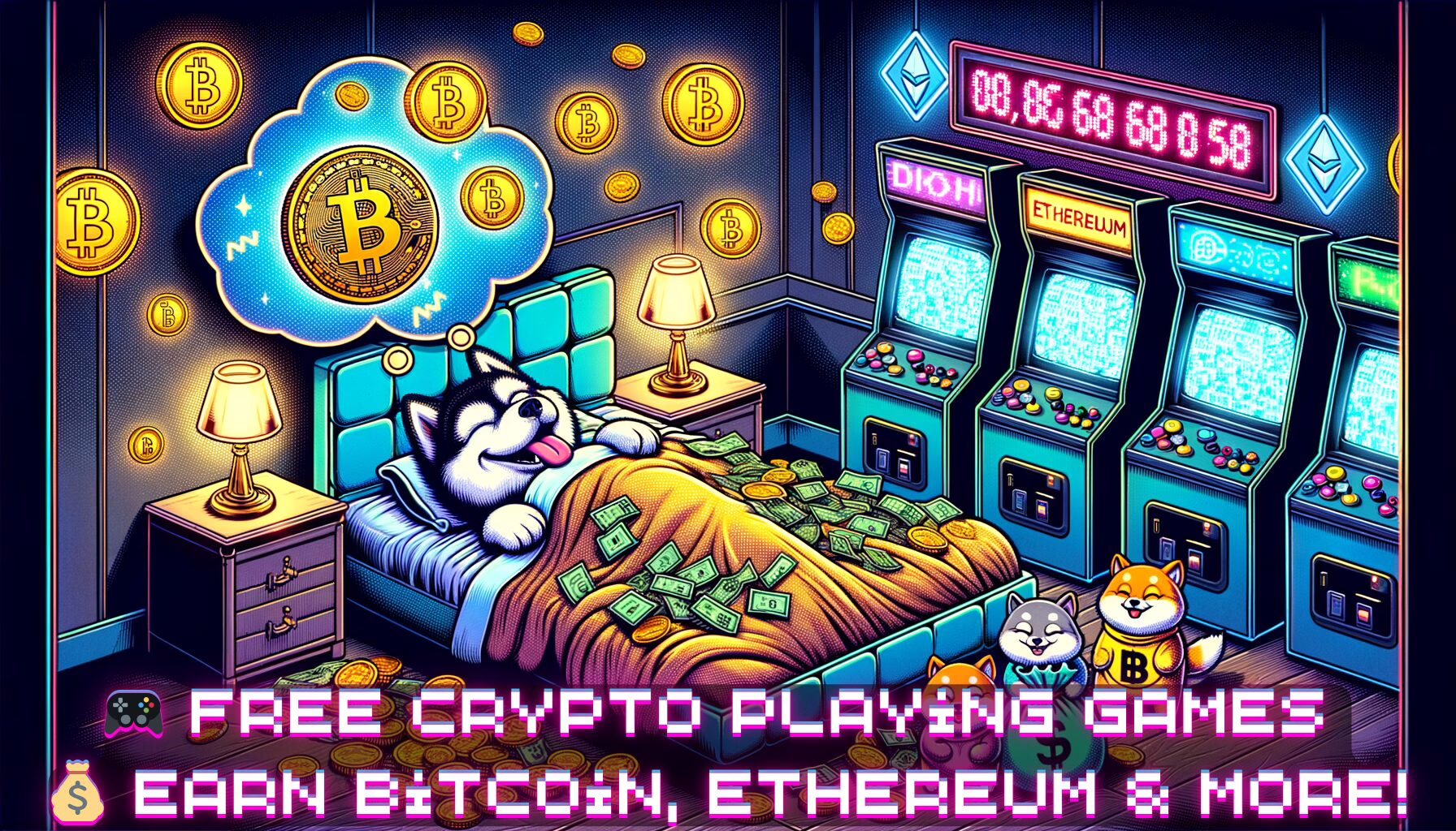 Free play to earn crypto games such as rollercoin pay real crypto